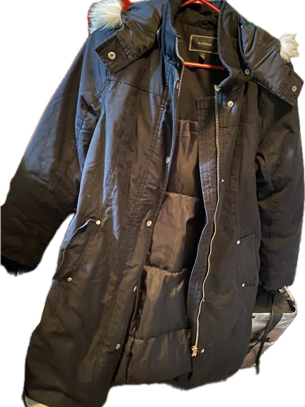 le château Black Label Winter coat